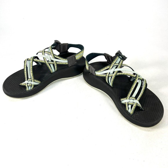 Chaco Shoes - Women's Chaco Strappy ZX3 Yampa Trail Sandals Stardust Green J105060 Size 6